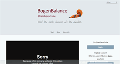 Desktop Screenshot of bogenbalance.de